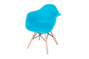 Cadeira Fixa  Azul F 77